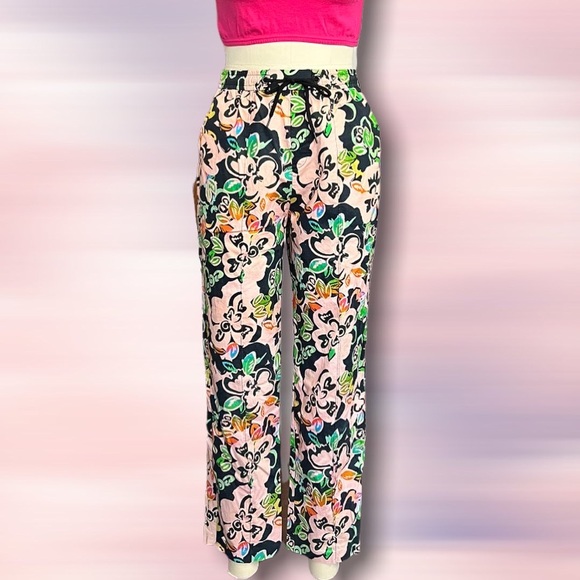 Collusion pull on floral pants size small - Picture 1 of 8